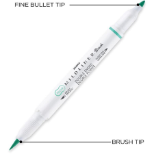 Zebra Mildliner Brush Friendly 5db-os kettős végű ecset marker filctoll, marker