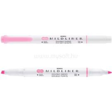 Zebra Mildliner Fluorescent rózsaszín kettős végű szövegkiemelő (ZEBRA_78170) filctoll, marker