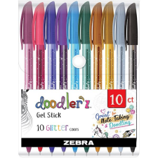 ZEBRA PEN ZEBRA Doodler´z csillámmal - 10 db-os készlet toll