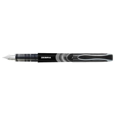 Zebra Töltőtoll, 0,6 mm, ZEBRA "Fountain pen", fekete toll
