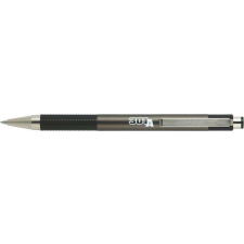 Zebra ZEBRA Golyóstoll, 0,24 mm, nyomógombos, antracit tolltest, ZEBRA "F-301 A", kék toll
