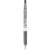 Zebra Zseléstoll, 0,33 mm, nyomógombos, csíkos test, ZEBRA "Sarasa Clip Pastel", pasztellfekete