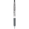 Zebra Zseléstoll, 0,33 mm, nyomógombos, csíkos test, ZEBRA "Sarasa Clip Pastel", pasztellfekete