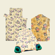  Zebrás sárga ovis maxi komfort csomag lakástextília