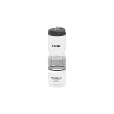 ZEFAL Magnum kulacs, 975 ml, csavaros, fekete - fehér átlátszó kulacs, kulacstartó