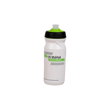 ZEFAL Sense Pro 65 kulacs, 650 ml, csavaros, fehér-zöld kulacs, kulacstartó