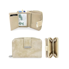 Zellia Jennifer Jones Női Pénztárca 1104-7 Beige - Kicsi Méret pénztárca