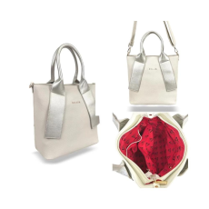 Zellia Női Kézitáska H728 Beige-Arany - D217 -