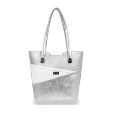  Zellia Női Merev Válltáska Zvn21013 Ezüst – Monaco-Csillámos-Diamond – kézitáska és bőrönd