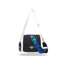 Zellia Női Oldaltáska 23101 - Next C. - Fehér-Fekete - Crown - kézitáska és bőrönd