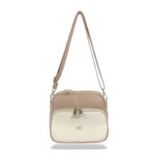  Zellia Női Oldaltáska Zvn24010 Beige-Arany – Csillámos – kézitáska és bőrönd