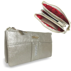  Zellia Női Pénztárca Hz-127 Light Gold – Világos Arany