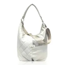  Zellia Női Válltáska 21040 Beige-Arany – Steppelt –