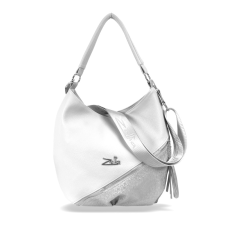  Zellia Női Válltáska 22010 Fehér-Ezüst – Strus – kézitáska és bőrönd