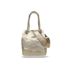 Zellia Női Válltáska 24056 Beige-Arany - Brw-Groove -
