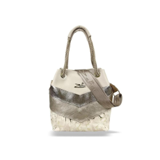 Zellia Női Válltáska 24056 Beige-Arany - Gold Leaf -