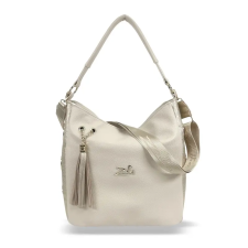  Zellia Női Válltáska 24151 Beige-Arany – Ch – kézitáska és bőrönd