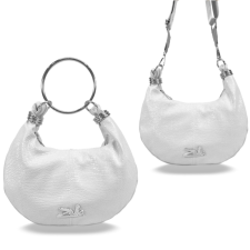  Zellia Női Válltáska 25048 Fehér – Shiny – kézitáska és bőrönd