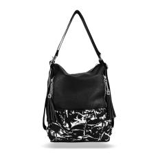  Zellia Női Válltáska/Hátizsáká Alakítható 22199 Fekete – Leaf –