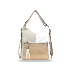 Zellia Női Válltáska/Hátizsáká Alakítható 23007 - Next C. Peacock - Beige - Fehér - Rosegold