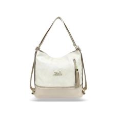 Zellia Női Válltáska/Hátizsáká Alakítható 24083 Beige-Arany - Pearl -