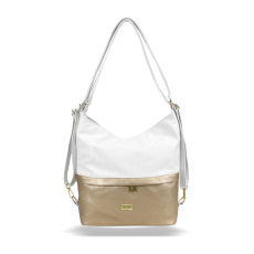  Zellia Női Válltáska/Hátizsáká Alakítható Zlb275 Fehér-Arany – Groove-Brw –