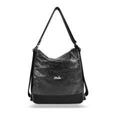  Zellia Női Válltáska/Hátizsáká Alakítható Zlb317 Fekete – Crystal 2-