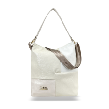 Zellia Női Válltáska Zlb111 Fehér-Beige – Shiny – kézitáska és bőrönd