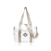Zellia Női Válltáska Zlb85 Fehér Matt Steppelt - Arany K - Zipes Közepén