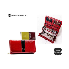 Zellia Peterson Női Bőr Pénztárca Ptn 421077-Sh-9923 Red+Black pénztárca