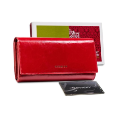 Zellia Peterson Női Bőr Pénztárca Ptn Pl-403-1551 Red