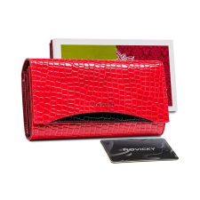 Zellia Peterson Női Bőr Pénztárcaptn Mc-490-2145 Red/Black pénztárca