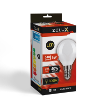 Zelux Zelux Led Mini Globe G45 6W E14 3000K Mini Gömb izzó