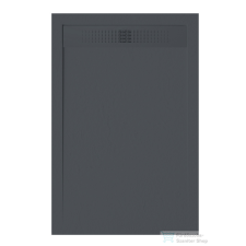 Zenon EVOLUTION SLATE 70x100 cm-es zuhanytálca palakő hatású felülettel, Antracita EVSL70100AN kád, zuhanykabin