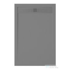 Zenon EVOLUTION SLATE 70x210 cm-es zuhanytálca palakő hatású felülettel, Cemento EVSL70210CE kád, zuhanykabin