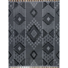 Zeugma Geometrikus Szőnyeg - Szürke - 120x180 cm lakástextília