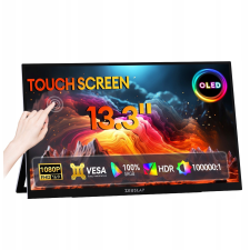Zeuslap OL133ED Hordozható Monitor 13,3" OLED Érintőképernyő Full HD (6974065451890) monitor