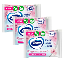 ZEWA Blossom Moments illatosított nedves Toalettpapír 3x42db higiéniai papíráru