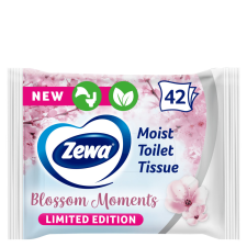 ZEWA Blossom Moments nedves toalettpapír (42 db) higiéniai papíráru