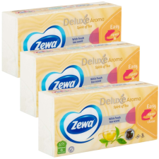 ZEWA Deluxe 3 rétegű Papír zsebkendő -  Spirit Of Tea 3x90db papírárú, csomagoló és tárolóeszköz