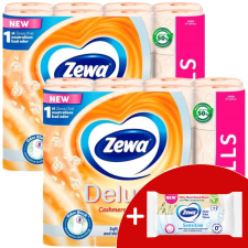 ZEWA Deluxe Cashmere Peach 3 rétegű Toalettpapír 3x32 tekercs + Ajándék nedves WC papír higiéniai papíráru