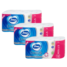 ZEWA Deluxe Delicate Care 3 rétegű Toalettpapír 3x16 tekercs higiéniai papíráru