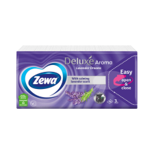 ZEWA Deluxe Lavender Dreams 3 rétegű papírzsebkendő (90 db) higiéniai papíráru