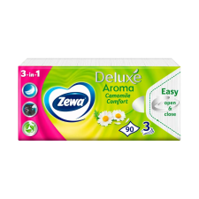 ZEWA Deluxe papírzsebkendő Camomile Comfort - 3 rétegű 90db-os higiéniai papíráru