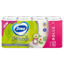 ZEWA Deluxe Prémium WC-papír 16 tekercs 3 réteg - Camomile Comfort higiéniai papíráru