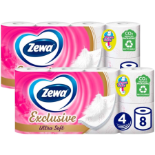 ZEWA Exclusive Ultra Soft 4 rétegű Toalettpapír 2x8 tekercs higiéniai papíráru