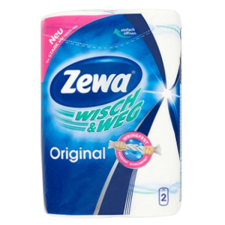 ZEWA Kéztörlő tekercses háztartási ZEWA Premium 2 rétegű 2 tekercses 45 lap higiéniai papíráru