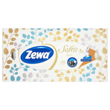ZEWA Papírzsebkendő 4 rétegű 80 db/csomag Zewa Softis Style NaturalSoft higiéniai papíráru