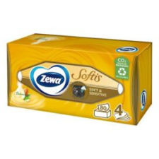 ZEWA Papírzsebkendő ZEWA Softis 4 rétegű 80 db-os dobozos Soft & Sensitive higiéniai papíráru