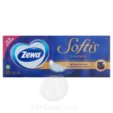  Zewa Softis 4 rét. papírzsebkendő Normal 10x9db higiéniai papíráru